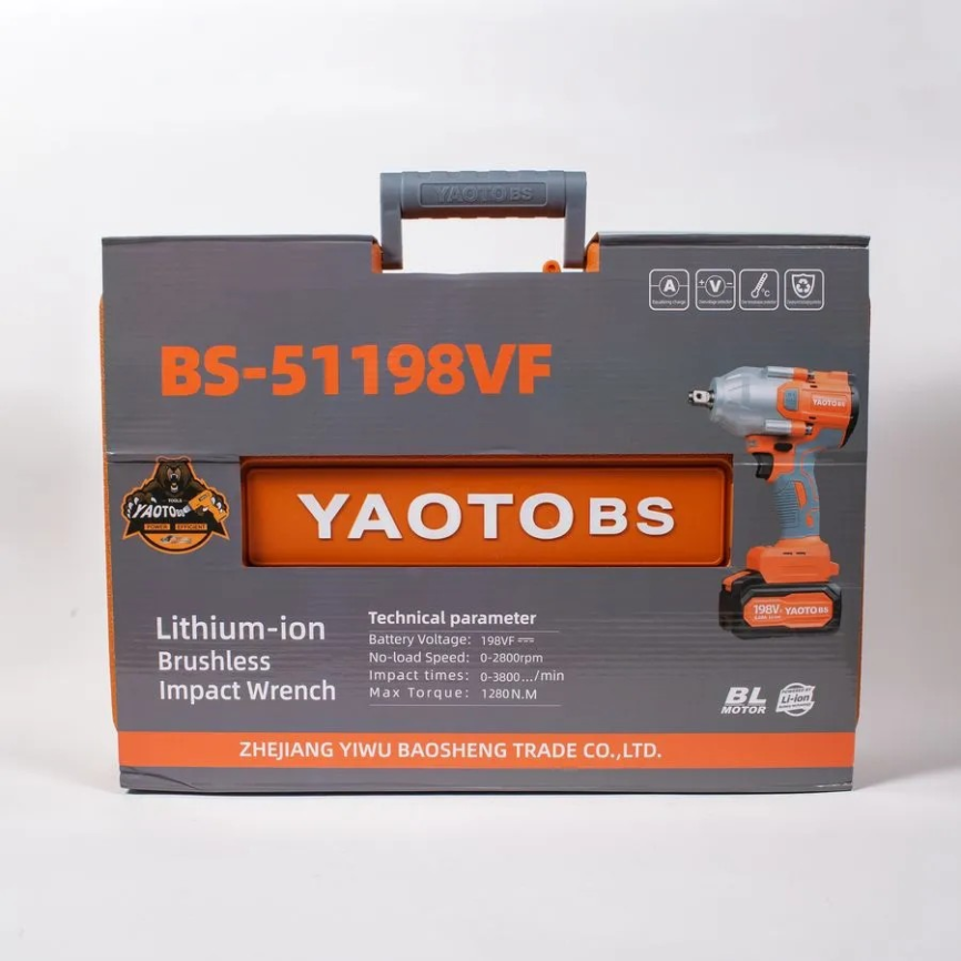 Гайковерт аккумуляторный YAOTO BS 51198vf фото 10